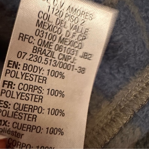 Quiksilver plaid fleece Flannel Shirt Size L (v) - Picture 9 of 12